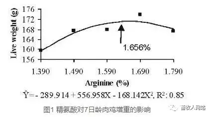 日糧補(bǔ)充精氨酸對(duì)肉雛雞生長(zhǎng)性能和小腸形態(tài)的影響
