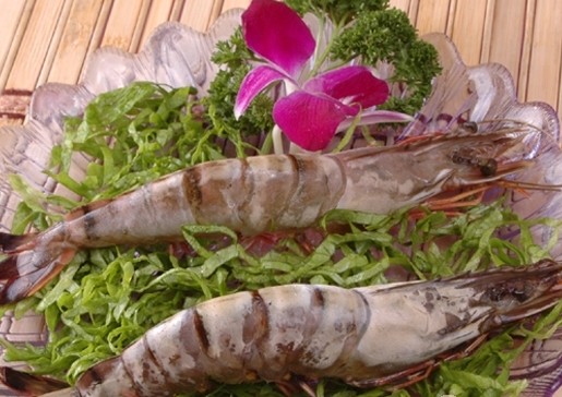 冷凍的南美白對蝦